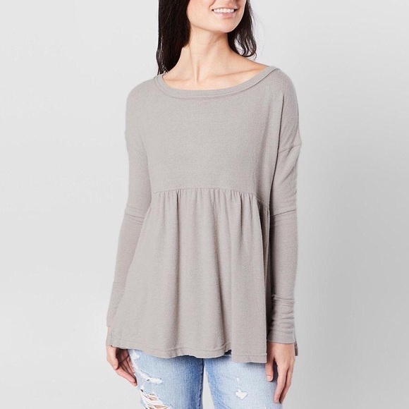 Free People Tops - Free People Baby doll long sleeve top